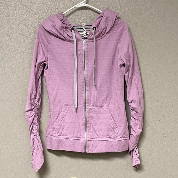 Lululemon Zippered Lilac Purple Hoodie Sweatshirt (8) - Picture 1 of 3
